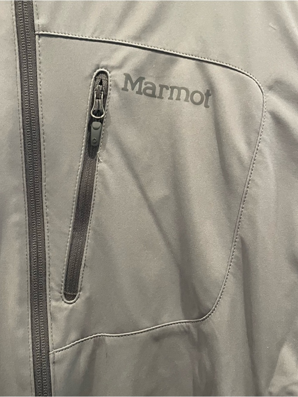 MARMOT Gore Windstopper Softshell Jacket Grey Large - Picture 3 of 9